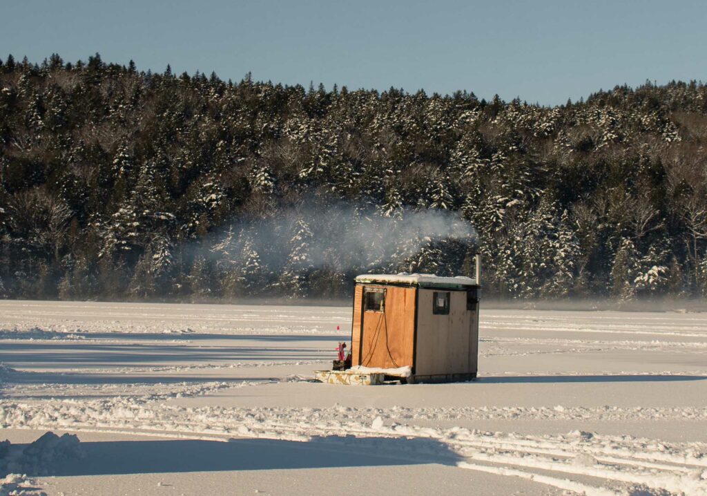 Tiny House im Schnee